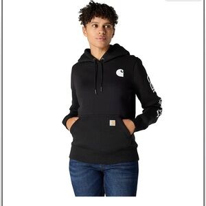 Carhartt Black Relaxed Fit Hoodie 2X
